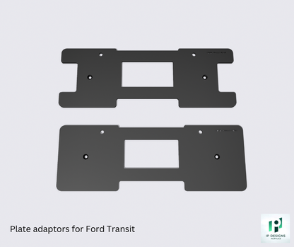 Plate adaptors for Ford Transit