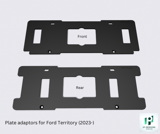 Plate adaptors for Ford Territory