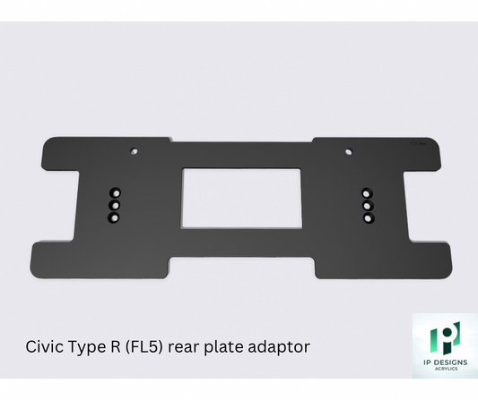 Plate adaptors for Honda Civic Type R