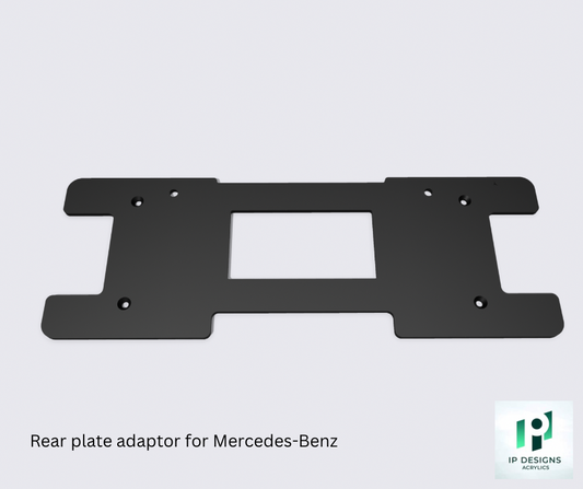 Plate adaptor (rear) for Mercedes-Benz