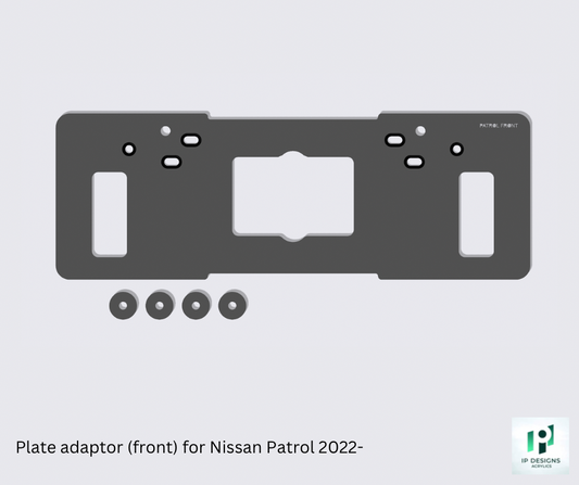 Plate adaptors for Nissan Patrol