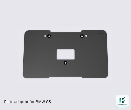 Plate adaptor for BMW GS