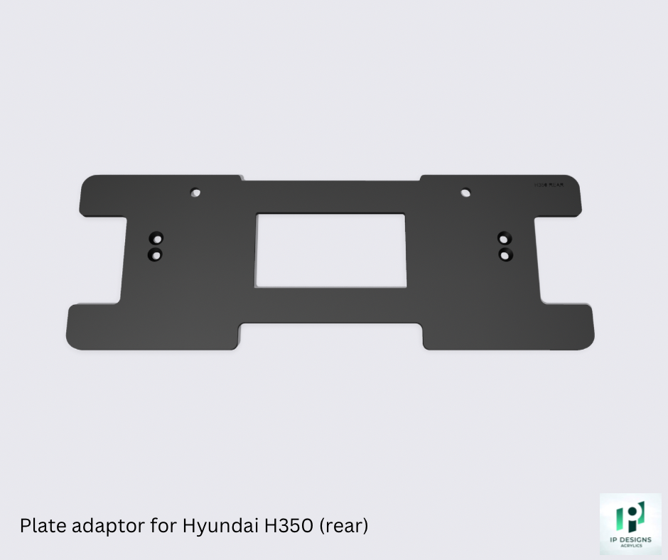 Plate adaptor (rear) for Hyundai H350