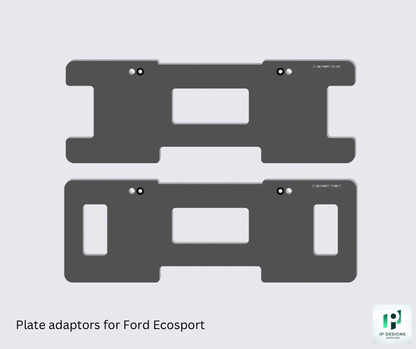 Plate adaptors for Ford Ecosport