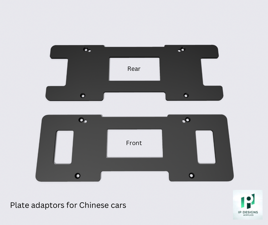 Plate adaptors for China plate mounts